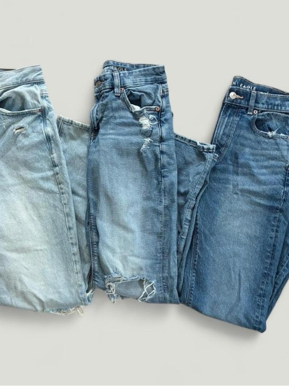 Three Pair Jean Bundle: American Eagle and Pacsun